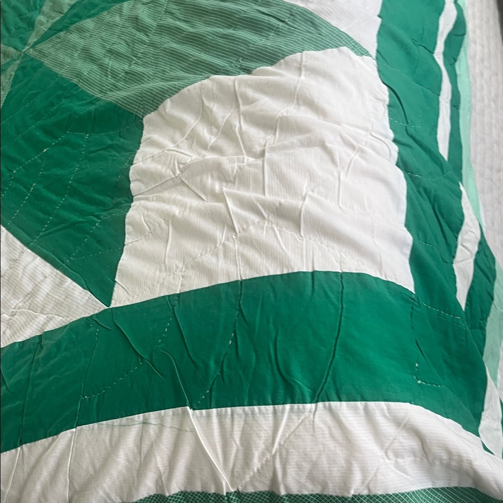 HANDMADE VIntage LONE STAR 8 point Star Pattern QUILT - Picture 6 of 17